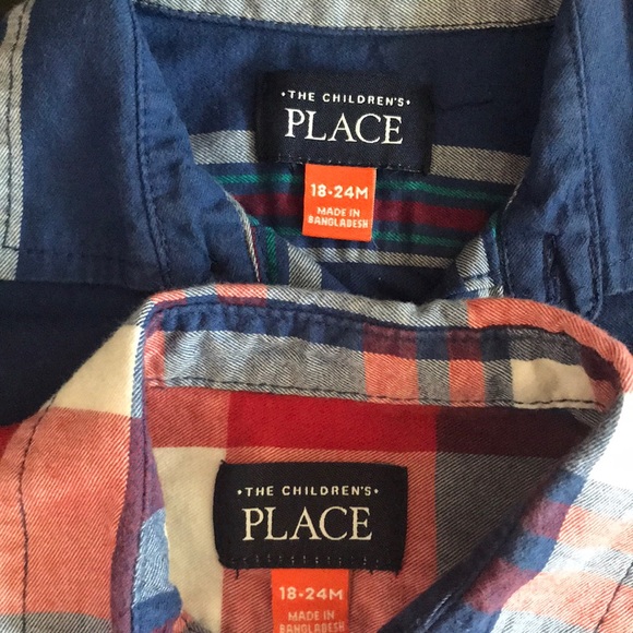 Children Place long sleeve 2 shirt bundle - Picture 3 of 3